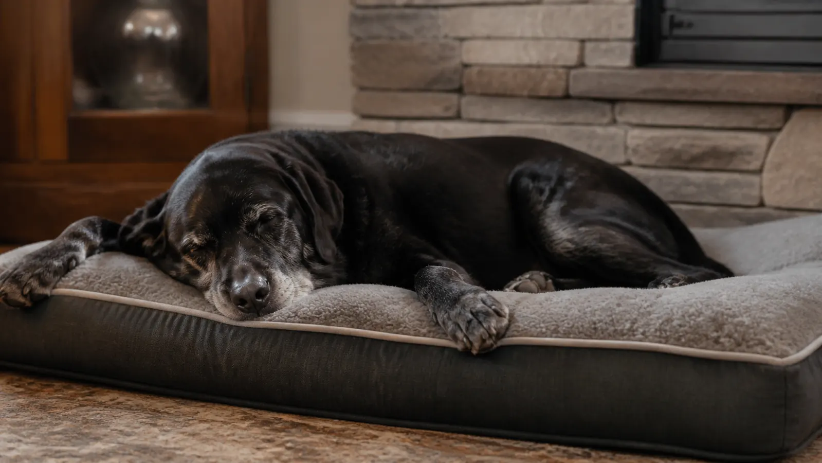 How an Orthopedic Bed Gave Our Old Dog Good Nights